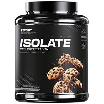 Beverly Isolate CFM Isolat de protéines de lactosérum Lacprodan 2 kg 30 g de protéines par portion 58 portions Tonifie et augmente la masse musculaire Saveur (BISCUIT AU CHOCOLAT) Beverly Isolate CFM Isolat de protéines de lactosérum Lacprodan 2 kg 30 g de protéines par portion 58 portions Tonifie et augmente la masse musculaire Saveur (BISCUIT AU CHOCOLAT)
