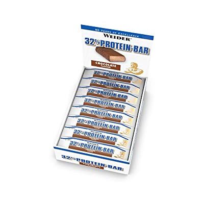 Weider Barre protéique 32% Saveur Chocolat Sans gras trans (24x60g) Weider Barre protéique 32% Saveur Chocolat Sans gras trans (24x60g)