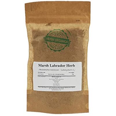Herba Organica Lédon des Marais Herbe / Rhododendron Tomentosum / Ledum Palustre / Marsh Labrador Herb / (50g) Herba Organica Lédon des Marais Herbe / Rhododendron Tomentosum / Ledum Palustre / Marsh Labrador Herb / (50g)