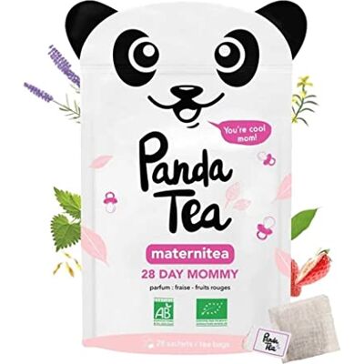 Panda Maternitea Parfum Fraise & Fruits Rouges 28 sachets Panda Maternitea Parfum Fraise & Fruits Rouges 28 sachets