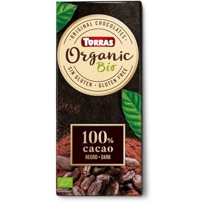 Torras CHOCO. Noir 100% CRIOLE 100 g BIO Torras CHOCO. Noir 100% CRIOLE 100 g BIO