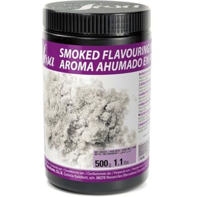MADALO SOSA Arôme fumé en poudre – Arôme naturel en format sec conçu pour arpoter une saveur fumée intense – Format 500 g – Usage professionnel MADALO SOSA Arôme fumé en poudre – Arôme naturel en format sec conçu pour arpoter une saveur fumée intense – Format 500 g – Usage professionnel