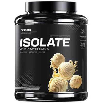 Beverly Isolate CFM Isolat de protéines de lactosérum Lacprodan 2 kg 30 g de protéines par portion 58 portions Tonifie et augmente la masse musculaire Saveur (VANILLA) Beverly Isolate CFM Isolat de protéines de lactosérum Lacprodan 2 kg 30 g de protéines par portion 58 portions Tonifie et augmente la masse musculaire Saveur (VANILLA)