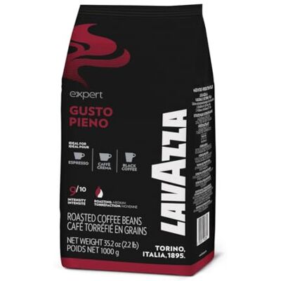 Lavazza Mélange de café de première qualité à grains entiers, torréfaction espresso moyenne Goût Je crois 2,2 lb Lavazza Mélange de café de première qualité à grains entiers, torréfaction espresso moyenne Goût Je crois 2,2 lb