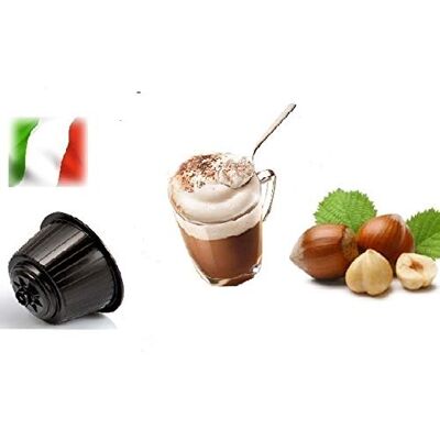 Caffè Shop Capsules compatibles avec Nescafè Dolce Gusto® , Mix "Cappuccino à la noisette" Ligne Espresso (32 Capsules) Caffè Shop Capsules compatibles avec Nescafè Dolce Gusto® , Mix "Cappuccino à la noisette" Ligne Espresso (32 Capsules)