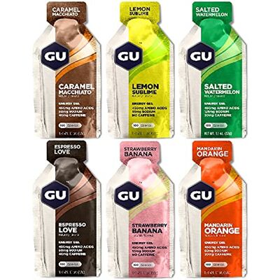 GU Energy Gel Lot de 24 sachets de mélange 24 x 32 g GU Energy Gel Lot de 24 sachets de mélange 24 x 32 g