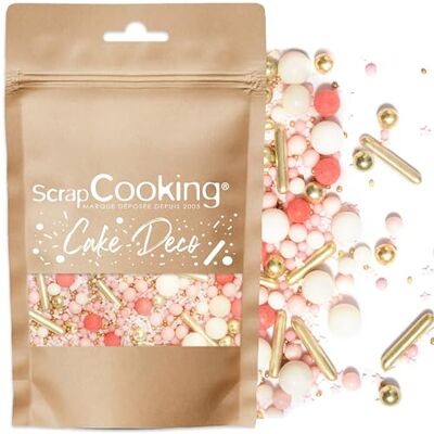 ScrapCooking Décors Sucrés Rods Rose & Or 70g Sprinkles Pâtisserie Roses & Dorés Comestibles Perles en Sucre Décoration Desserts, Gâteaux, Biscuits, Cupcakes, Anniversaire 7452 ScrapCooking Décors Sucrés Rods Rose & Or 70g Sprinkles Pâtisserie Roses & Dorés Comestibles Perles en Sucre Décoration Desserts, Gâteaux, Biscuits, Cupcakes, Anniversaire 7452