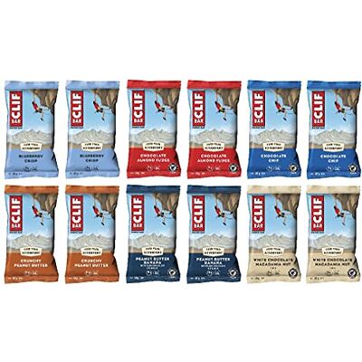 CLIF Bar Lot de 12 barres Variety CLIF Bar Lot de 12 barres Variety