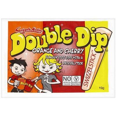 Swizzels Double Dip Orange et Cherry x 36 Swizzels Double Dip Orange et Cherry x 36