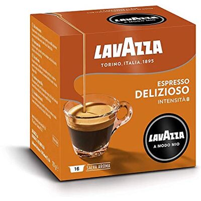Lavazza 180 capsules de café modo mio, DELIZIOSO Lavazza 180 capsules de café modo mio, DELIZIOSO