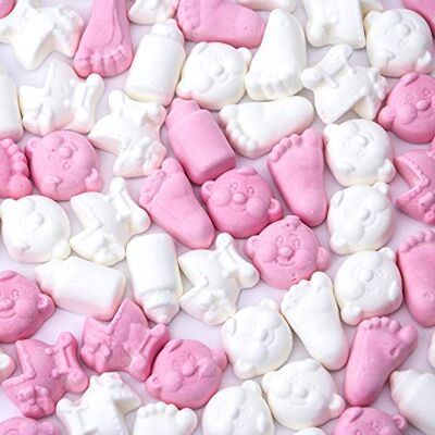 Generic Lovalls' Pink and White Baby Mix Sac de 1 kg – Mélange rose – Bonbons roses – Cadeaux de fête – Révélation du sexe Generic Lovalls' Pink and White Baby Mix Sac de 1 kg – Mélange rose – Bonbons roses – Cadeaux de fête – Révélation du sexe