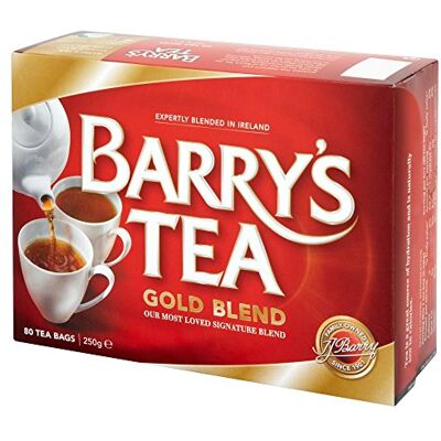 Barry's Tea Gold Blend 80 Count Lot de 2 Barry's Tea Gold Blend 80 Count Lot de 2