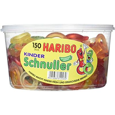 HARIBO Sucette pour bébé Schnuller, pot de 1200 g HARIBO Sucette pour bébé Schnuller, pot de 1200 g