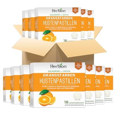 Herbion Naturals Lot de 48 pastilles anti-toux sans sucre avec stévia pour soulager la toux et soulager la toux Herbion Naturals Lot de 48 pastilles anti-toux sans sucre avec stévia pour soulager la toux et soulager la toux