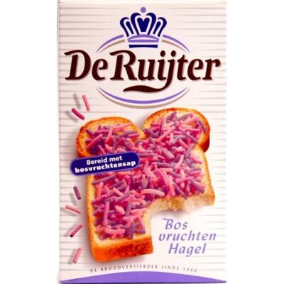De Ruijter hagelslag bosvruchten (Forêt fruit Sprinkles) Lot de 2 x ea 10.6oz/300gr De Ruijter hagelslag bosvruchten (Forêt fruit Sprinkles) Lot de 2 x ea 10.6oz/300gr