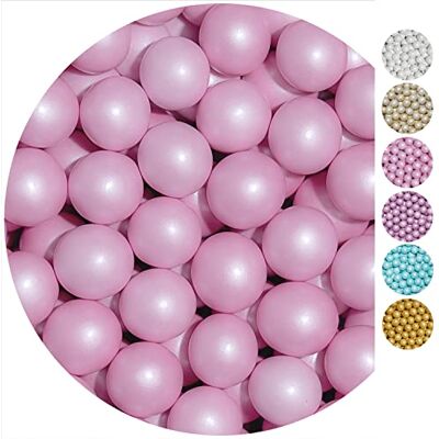 EinsSein ® Lot de 350 g de perles chocolat et amande croustillantes Mélange de dragées rose nacré Pour mariage, baptême, bar à bonbons EinsSein ® Lot de 350 g de perles chocolat et amande croustillantes Mélange de dragées rose nacré Pour mariage, baptême, bar à bonbons