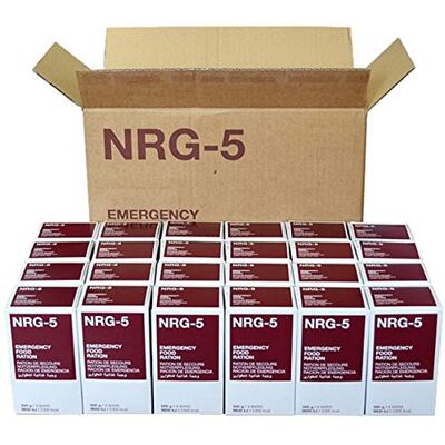 NRG-5 Aide alimentaire Rations de secours contre la crise alimentaire 1 carton de 24 paquets de 500 g (9 barres) NRG-5 Aide alimentaire Rations de secours contre la crise alimentaire 1 carton de 24 paquets de 500 g (9 barres)