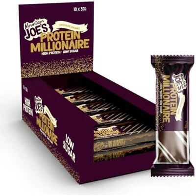 Mountain Joe's Protein Millionaire 10 x 50 g Chocolat Caramel Mountain Joe's Protein Millionaire 10 x 50 g Chocolat Caramel