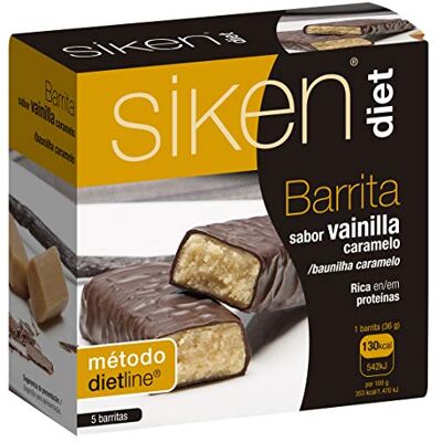 Siken Diet Barrita Vainilla Caramelo 5 Uds Siken Diet Barrita Vainilla Caramelo 5 Uds