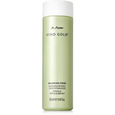 M. Asam VINO GOLD Tonique équilibrant pour le visage (250 ml) – Libère la peau en douceur des résidus de maquillage, revitalisant et sans alcool, avec aloe vera et vitamine B3, nettoyage du visage M. Asam VINO GOLD Tonique équilibrant pour le visage (250 ml) – Libère la peau en douceur des résidus de maquillage, revitalisant et sans alcool, avec aloe vera et vitamine B3, nettoyage du visage