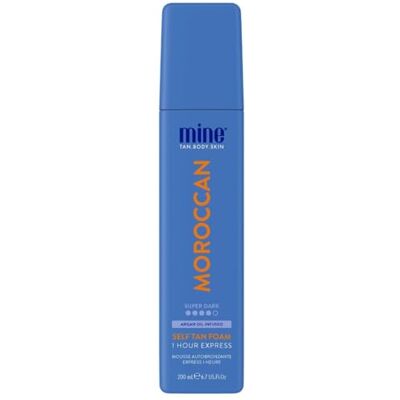 MINETAN BODY.SKIN Mousse autobronzante enrichie à l'huile d'argan pour une hydratation intense, végétalienne, autobronzante de 200 ml, mousse autobronzante pour visage et corps, pour peaux sèches MINETAN BODY.SKIN Mousse autobronzante enrichie à l'huile d'argan pour une hydratation intense, végétalienne, autobronzante de 200 ml, mousse autobronzante pour visage et corps, pour peaux sèches