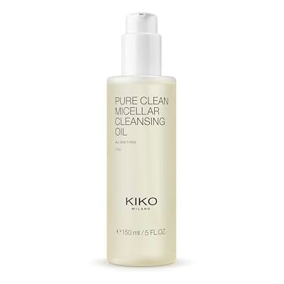 Kiko Milano Pure Clean Micellar Cleansing Oil, Huile Micellaire Démaquillante Et Nettoyante Pour Le Visage Kiko Milano Pure Clean Micellar Cleansing Oil, Huile Micellaire Démaquillante Et Nettoyante Pour Le Visage
