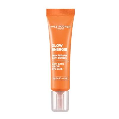 Yves Rocher Glow Énergie Soin Regard Anti-Cernes Hydratant Éclat – 15 ml Soin contour des yeux hydratant et anti-cernes, à la caféine et Capucine, réduit cernes et poches, lisse le regard, éclat Yves Rocher Glow Énergie Soin Regard Anti-Cernes Hydratant Éclat – 15 ml Soin contour des yeux hydratant et anti-cernes, à la caféine et Capucine, réduit cernes et poches, lisse le regard, éclat