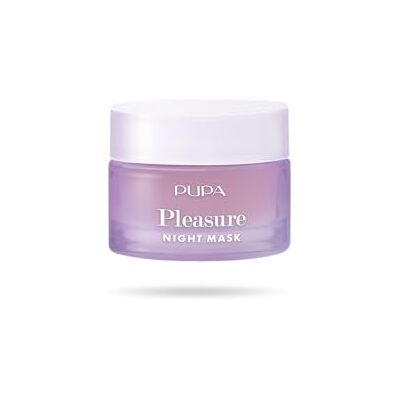 Pupa Pleasure Night Lip Mask avec vitamine E et beurre de karité Masque à lèvres réparateur et nourrissant pour la nuit, 99% d'ingrédients naturels (délicieux arôme de myrtille) Pupa Pleasure Night Lip Mask avec vitamine E et beurre de karité Masque à lèvres réparateur et nourrissant pour la nuit, 99% d'ingrédients naturels (délicieux arôme de myrtille)