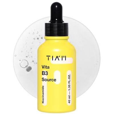 TIA'M TIAM Vita B3 Source Sérum coréen de soins de la peau avec niacinamide et alpha arbutine Sérum hydratant pour le visage Sérum éclaircissant pour la peau Sérums produits de soins de la peau (lot de 1, 4 l) TIA'M TIAM Vita B3 Source Sérum coréen de soins de la peau avec niacinamide et alpha arbutine Sérum hydratant pour le visage Sérum éclaircissant pour la peau Sérums produits de soins de la peau (lot de 1, 4 l)