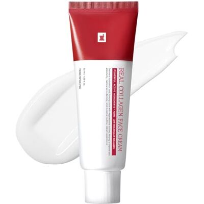 TOSOWOONG Real Collagen Crème pour le visage, crème hydratante au collagène pour le visage et le cou, raffermissant & glow fortifiant, soin de la peau coréenne, 50 ml/1,69 fl. oz. TOSOWOONG Real Collagen Crème pour le visage, crème hydratante au collagène pour le visage et le cou, raffermissant & glow fortifiant, soin de la peau coréenne, 50 ml/1,69 fl. oz.