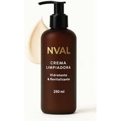 NUAL NVAL Crème Nettoyante Visage Douce, Hydratante et Rafraîchissante 250 ml NUAL NVAL Crème Nettoyante Visage Douce, Hydratante et Rafraîchissante 250 ml