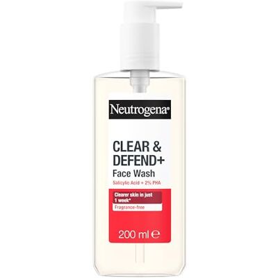 Neutrogena Clear and Defend+ Nettoyant 200 ml Neutrogena Clear and Defend+ Nettoyant 200 ml