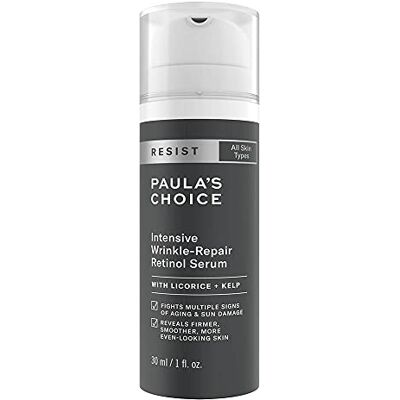 PAULA'S CHOICE RESIST Anti Âge Sérum Retinol Traitement Visage Réduit les Ridules, Rides et Taches Brunes avec Vitamine C & Bisabolol Peaux Sujettes aux Rougeurs Tous Types de Peaux 30 ml PAULA'S CHOICE RESIST Anti Âge Sérum Retinol Traitement Visage Réduit les Ridules, Rides et Taches Brunes avec Vitamine C & Bisabolol Peaux Sujettes aux Rougeurs Tous Types de Peaux 30 ml