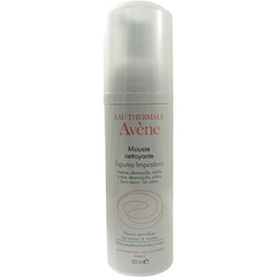 Avene Mousse nettoyante riche pour resserrer les pores du visage et des yeux pour adultes unisexes Avene Mousse nettoyante riche pour resserrer les pores du visage et des yeux pour adultes unisexes
