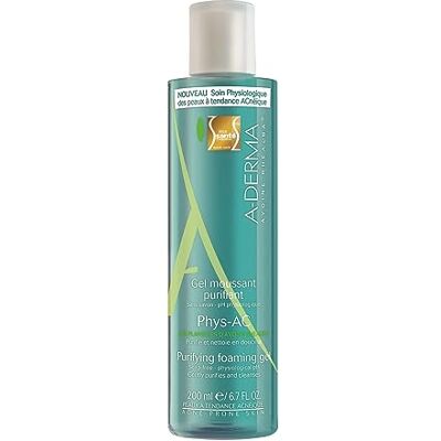 A-Derma Phys-AC Gel Moussant Purifiant - Nettoyage du Visage A-Derma Phys-AC Gel Moussant Purifiant - Nettoyage du Visage