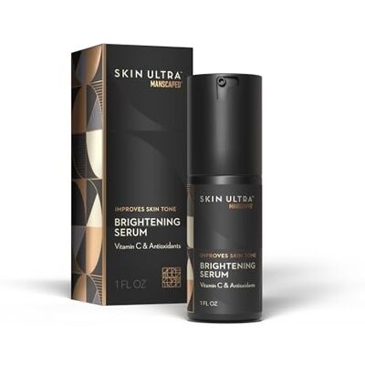 Manscaped Refining The Gentleman MANSCAPED® Skin Ultra™ Sérum Éclat Visage Sérum à la Vitamine C pour Homme, Formulé pour Unifier le Teint et Atténuer l'Apparence des Rides, Enrichi en Racine de Réglisse et Niacinamide, 30 ml Manscaped Refining The Gentleman MANSCAPED® Skin Ultra™ Sérum Éclat Visage Sérum à la Vitamine C pour Homme, Formulé pour Unifier le Teint et Atténuer l'Apparence des Rides, Enrichi en Racine de Réglisse et Niacinamide, 30 ml