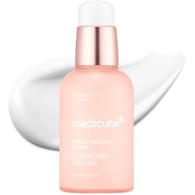 medicube Sérum triple collagène 55 ml – Nourrit les peaux ternes avec un complexe triple collagène – Un sérum léger avec de la niacinamide et de l'acide hyaluronique – Soin de la peau coréen medicube Sérum triple collagène 55 ml – Nourrit les peaux ternes avec un complexe triple collagène – Un sérum léger avec de la niacinamide et de l'acide hyaluronique – Soin de la peau coréen