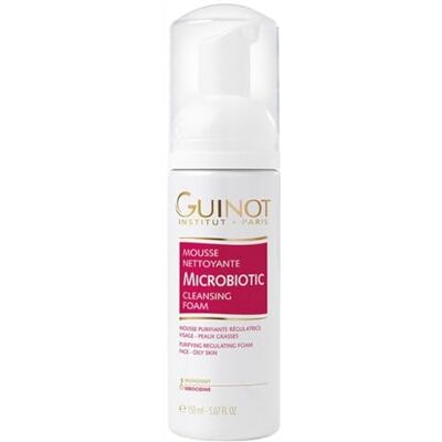 Guinot Microbiotic Purifying Cleansing Face Foam Oily Skin Woman 150 Ml Guinot Microbiotic Purifying Cleansing Face Foam Oily Skin Woman 150 Ml