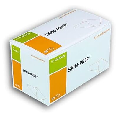Smith & Nephew Lot de 50 lingettes de préparation pour la peau Smith & Nephew Lot de 50 lingettes de préparation pour la peau