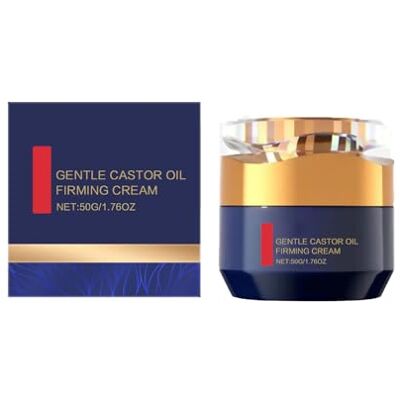 LinBomZony Crème raffermissante à l'huile de ricin douce, anti-âge, anti-rides et hydratante raffermissante, crème blanche pour femme, améliore l'élasticité et l'hydratation de la peau (1 pièce) LinBomZony Crème raffermissante à l'huile de ricin douce, anti-âge, anti-rides et hydratante raffermissante, crème blanche pour femme, améliore l'élasticité et l'hydratation de la peau (1 pièce)