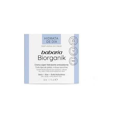 Babaria Crema DE DIA HIDRATANTE Bio CRÈME DE Jour HYDRATANTE 50ML Mixte, Negro, La Norme Babaria Crema DE DIA HIDRATANTE Bio CRÈME DE Jour HYDRATANTE 50ML Mixte, Negro, La Norme