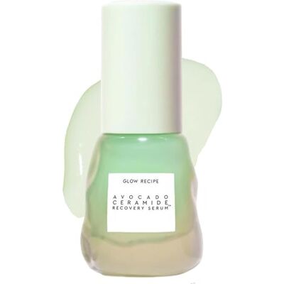 Glow Recipe Sérum de récupération à l'avocat et céramide – Sérum visage riche en antioxydants pour peaux sensibles avec beurre d'avocat + extrait d'avocat, réduit les rougeurs visibles, Glow Recipe Sérum de récupération à l'avocat et céramide – Sérum visage riche en antioxydants pour peaux sensibles avec beurre d'avocat + extrait d'avocat, réduit les rougeurs visibles,