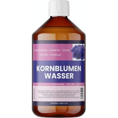 Nakobe Eau de bleuet Centaurea Cyanus Flower Water 250 ml Hydrolat de fleurs naturel sans alcool Pour le visage, le contour des yeux et les cosmétiques DIY Végétalien et végétal (1000 ml) Nakobe Eau de bleuet Centaurea Cyanus Flower Water 250 ml Hydrolat de fleurs naturel sans alcool Pour le visage, le contour des yeux et les cosmétiques DIY Végétalien et végétal (1000 ml)