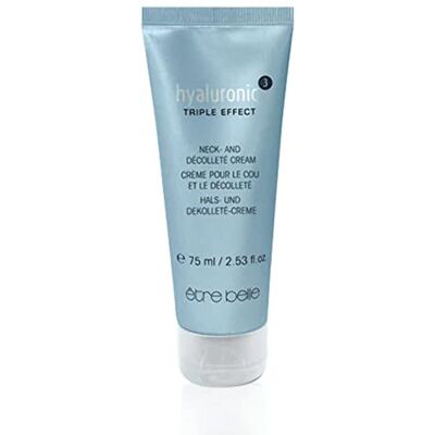 êb être belle Hyaluronic³ Crème pour le cou et le décolleté 75 ml ; être belle Cosmetics ; anti-âge, anti-rides pour le visage, le cou et le décolleté; crème hydratante avec hyaluron êb être belle Hyaluronic³ Crème pour le cou et le décolleté 75 ml ; être belle Cosmetics ; anti-âge, anti-rides pour le visage, le cou et le décolleté; crème hydratante avec hyaluron