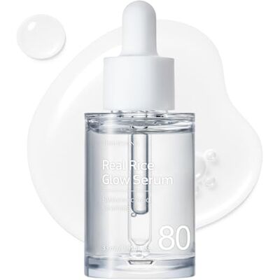 TOSOWOONG Real Rice Glow Serum, avec 80% d'eau de son de riz et niacinamide, soin pour les taches brunes, teint irrégulier et peau terne, soin de la peau K-Beauty 33 ml/1,11 fl. oz. TOSOWOONG Real Rice Glow Serum, avec 80% d'eau de son de riz et niacinamide, soin pour les taches brunes, teint irrégulier et peau terne, soin de la peau K-Beauty 33 ml/1,11 fl. oz.