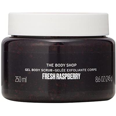 The Body Shop Fresh Raspberry Gel Exfoliant pour le corps végétalien fruité, texture large, exfoliant lissant et adoucissant 250 ml The Body Shop Fresh Raspberry Gel Exfoliant pour le corps végétalien fruité, texture large, exfoliant lissant et adoucissant 250 ml