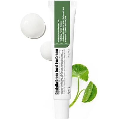 PURITO Centella Vert Level Eye Crème 1fl.ozCernes autour des yeux Rides Poches qui réduit les poches sous les yeux, les ridules PURITO Centella Vert Level Eye Crème 1fl.ozCernes autour des yeux Rides Poches qui réduit les poches sous les yeux, les ridules