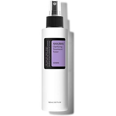 COSRX AHA/BHA Clarifying Treatment Toner Lotion Tonique Toner exfoliant pour le visage pour les points blancs, les pores et la peau inégale 150 ml / 5,07 fl.oz COSRX AHA/BHA Clarifying Treatment Toner Lotion Tonique Toner exfoliant pour le visage pour les points blancs, les pores et la peau inégale 150 ml / 5,07 fl.oz