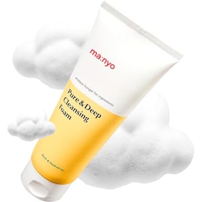 ma:nyo MANYO Mousse nettoyante pure et profonde, nettoyant pour le visage, pour double nettoyage, nettoyant pour les pores, tire-comédons, nettoyant pour le visage contre l'acné, soins de la peau coréenne ma:nyo MANYO Mousse nettoyante pure et profonde, nettoyant pour le visage, pour double nettoyage, nettoyant pour les pores, tire-comédons, nettoyant pour le visage contre l'acné, soins de la peau coréenne