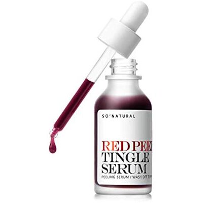 So Natural Sérum exfoliant Sonatural Red Peel Tingle 35 ml – Exfoliants coréens de type Wash Off So Natural Sérum exfoliant Sonatural Red Peel Tingle 35 ml – Exfoliants coréens de type Wash Off